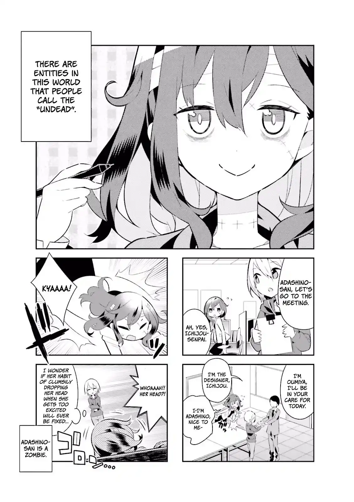 Adashino-san wa Sude ni Shinderu. Chapter 4 2